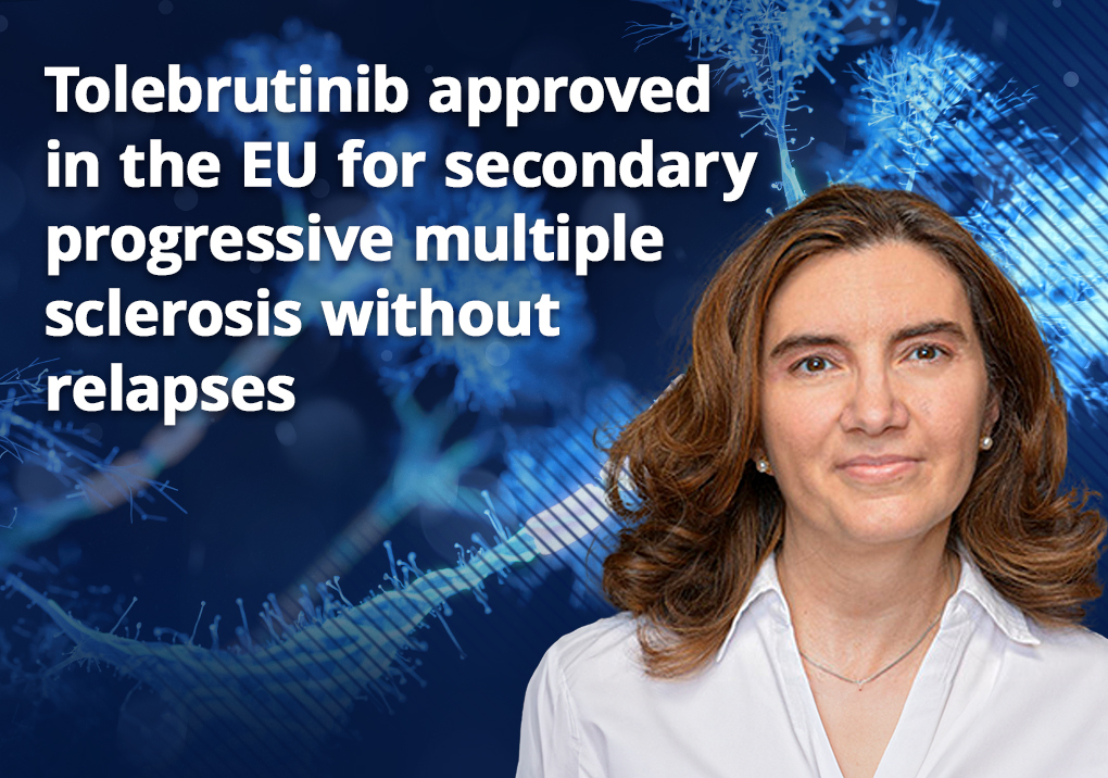 Tolebrutinib approved in the EU for secondary progressive multiple sclerosis without relapses
